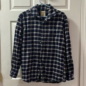 Blue and White Flannel
